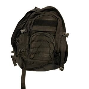 Highland Tactical Roger Canvas Backpack XL Black